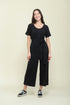 Jonie-Brushed Jersey Jumpsuit